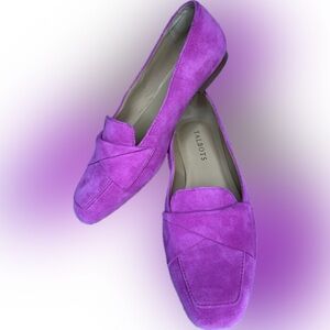 Talbots Purple Suede Loafers